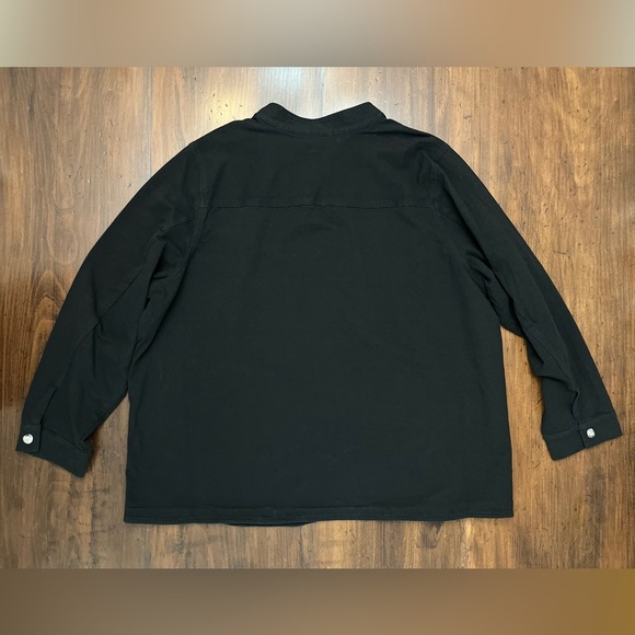 Dream Jeannes Quacker Factory Jacket Size 3X Black Rhinestones QVC Fall‎ Comfy - Picture 14 of 16